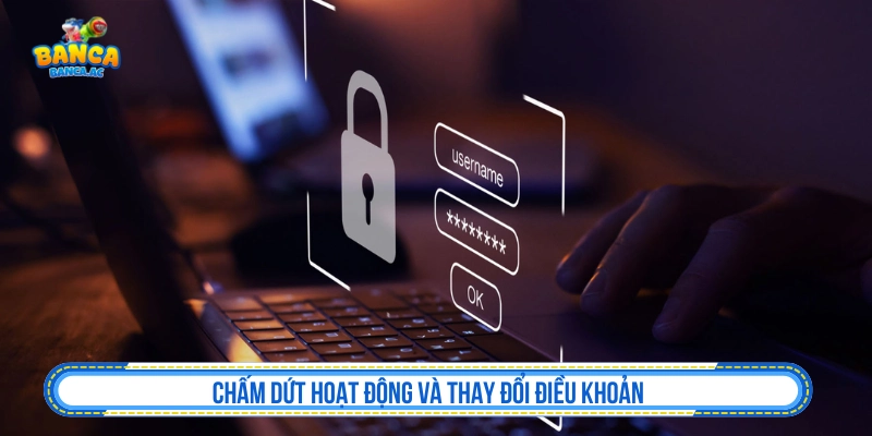 Thay đổi và chấm dứt quyền sử dụng tại Banca.ac