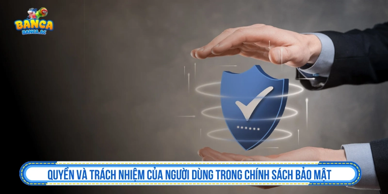 Quyền và trách nhiệm của người dùng trong chính sách bảo mật